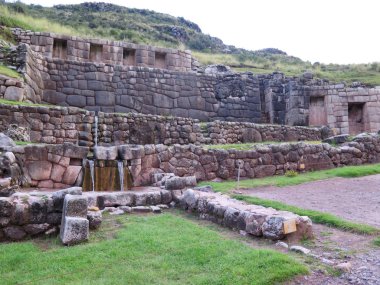 Sacsayhuaman, İnkalar kalıntıları Peru Andes