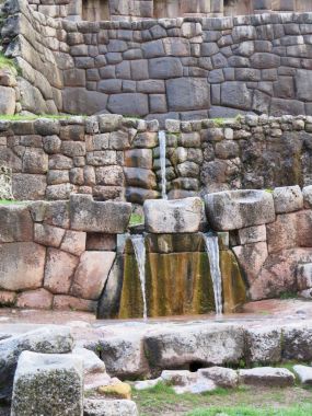 Sacsayhuaman, İnkalar kalıntıları Peru Andes