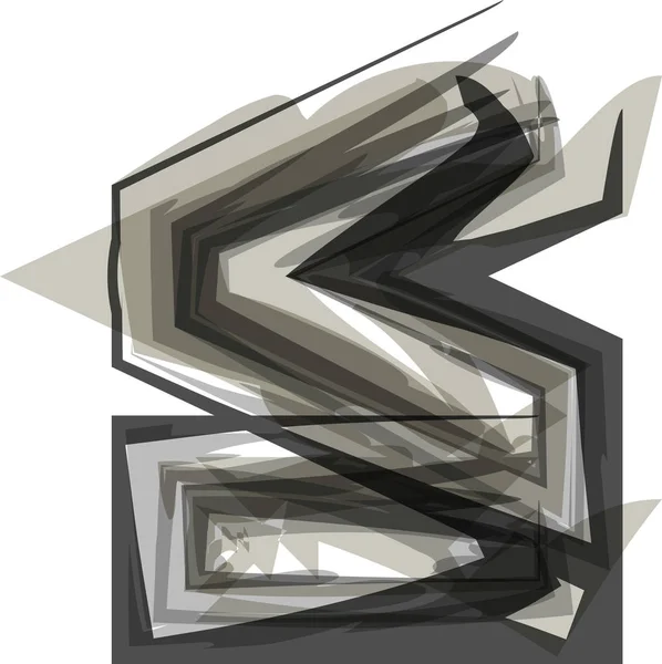 Ilustración del símbolo abstracto — Vector de stock