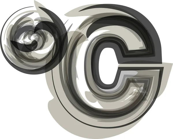 Abstraktes Celcius-Symbol — Stockvektor