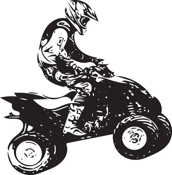 Illustration de quad bike — Image vectorielle