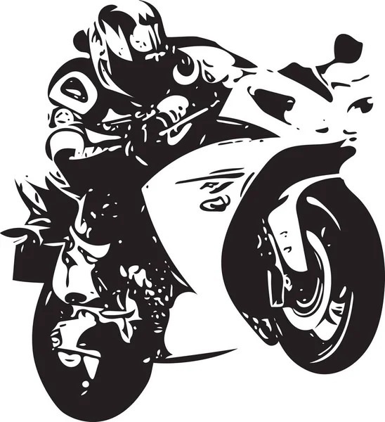 Motosiklet tarafından aşırı motokros yarışçısı