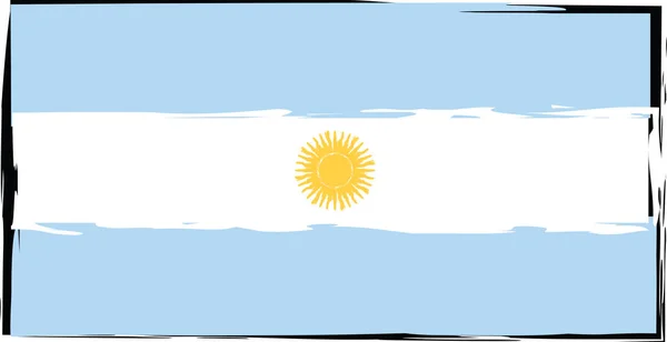 Bandera o estandarte abstracto de ARGENTINIA — Vector de stock