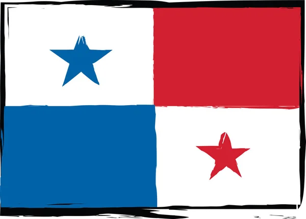 Streszczenie Panama flaga lub banner — Wektor stockowy