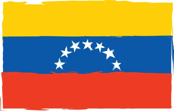 Absztrakt Venezuela lobogója vagy banner — Stock Vector