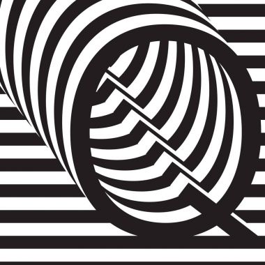 harf q tasarım şablonu