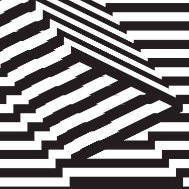 Siyah ve beyaz tasarım şablon simgesi