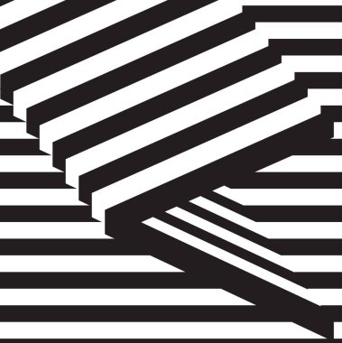 Siyah ve beyaz tasarım şablon simgesi