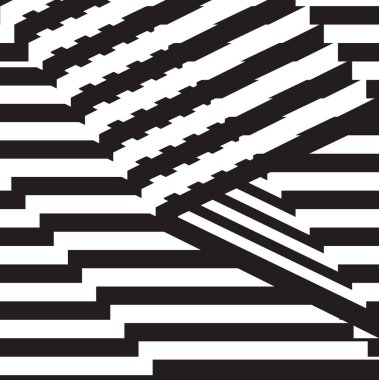 Siyah ve beyaz tasarım şablon simgesi