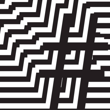 Siyah ve beyaz tasarım şablon simgesi