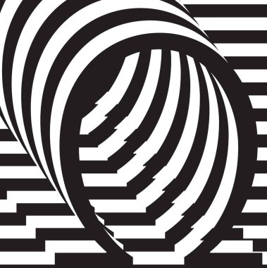 Siyah ve beyaz tasarım şablon simgesi