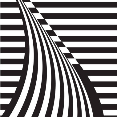 Siyah ve beyaz tasarım şablon simgesi