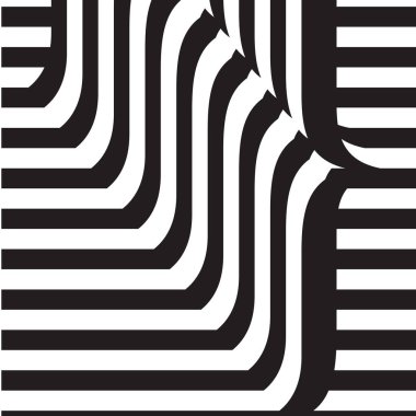 Siyah ve beyaz tasarım şablon simgesi