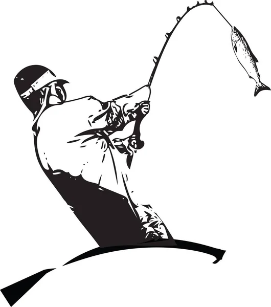 Download Sketch of man fishing — Stock Vector © OlgaTropinina ...