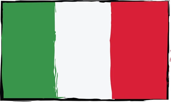 Grunge ITALY flag or banner — Stock Vector