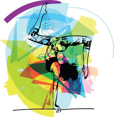 Güzel sportif yogini kadın uygulamaları yoga uygun