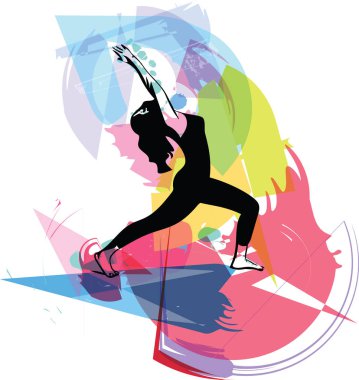 Güzel sportif yogini kadın uygulamaları yoga uygun