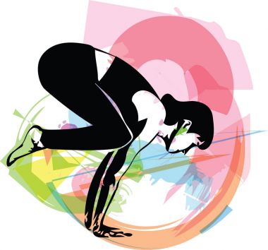 Güzel sportif yogini kadın uygulamaları yoga uygun