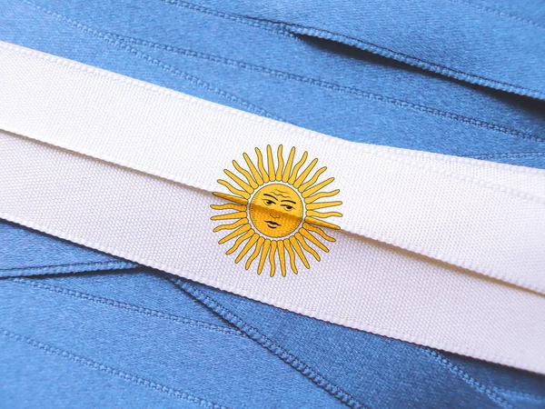 Bandeira ou bandeira de ARGENTINIAN — Fotografia de Stock
