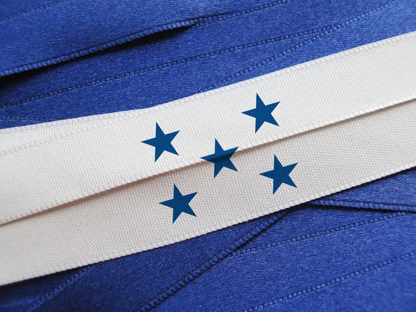 Honduras zászló vagy banner — Stock Fotó