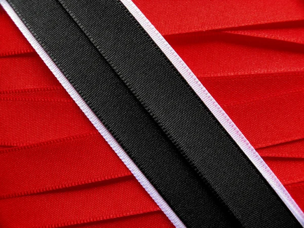 Flaga Trynidadu i Tobago lub banner — Zdjęcie stockowe
