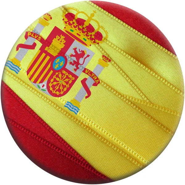Spanje vlag of banner — Stockfoto