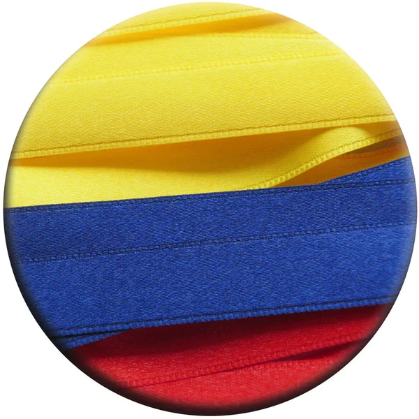 Bandeira ou bandeira da Colômbia — Fotografia de Stock