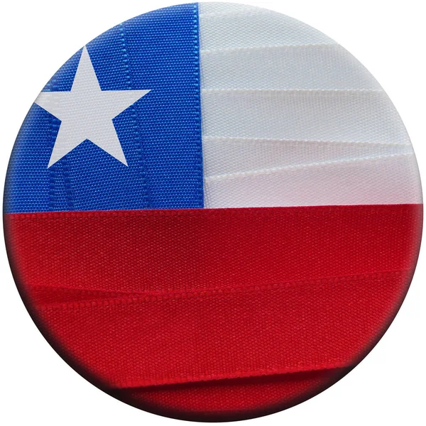 Şili bayrağı veya afiş — Stok fotoğraf