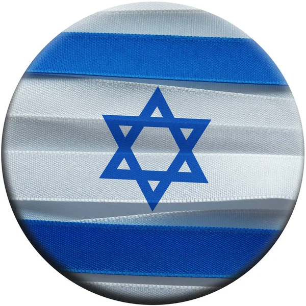 Bandeira ou bandeira de Israel — Fotografia de Stock