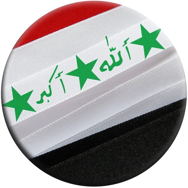 Iraks flagg eller banner – stockfoto