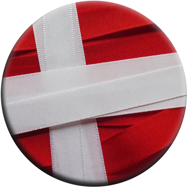 Denmark flag or banner — Stock Photo, Image