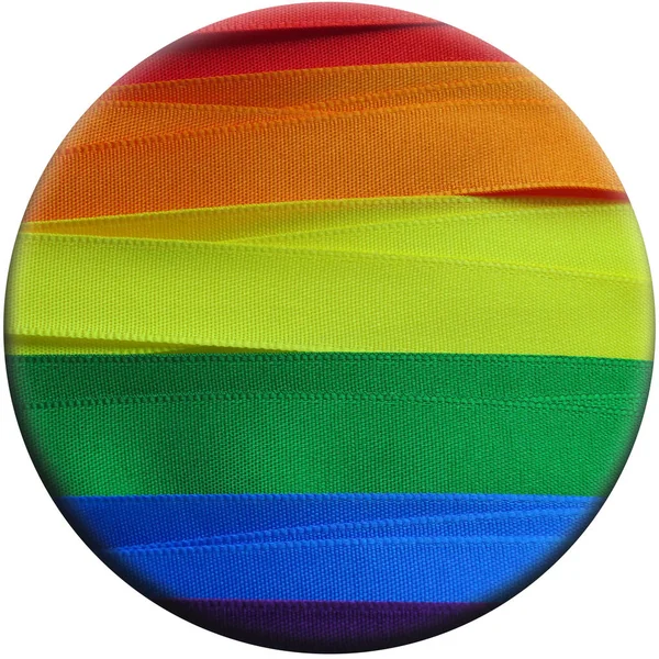 Gay Flag flag or banner — Stock Photo, Image