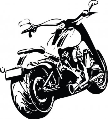 Motosiklet tarafından aşırı soyut motokros yarışçısı