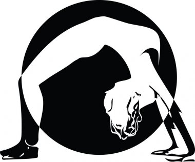 Spor giyim uygun genç kadın