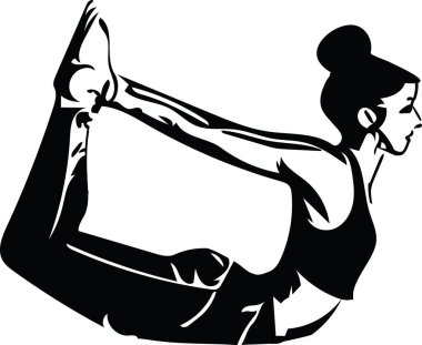 Spor giyim uygun genç kadın