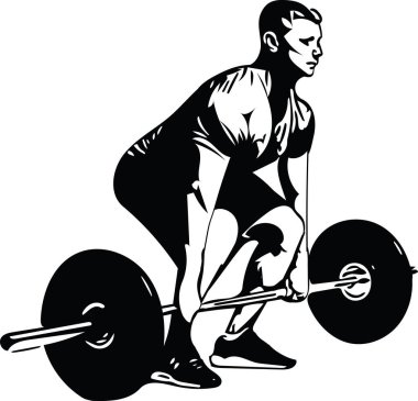 weightlift egzersiz halter ile spor salonunda