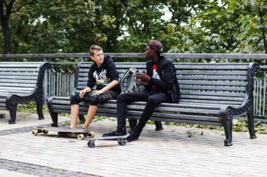 Kiev, Ukrayna, 23 Eylül 2017. Afrika ve Avrupa patenciler 