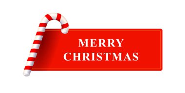 Noel afiş illüstrasyon şeker, lolipop,