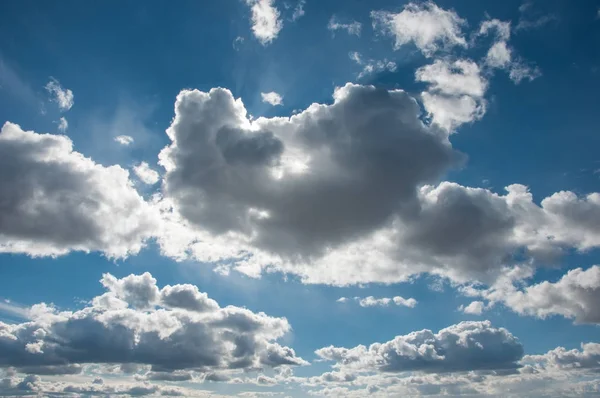 Hermosa Nube Forma Corazón — Foto de Stock