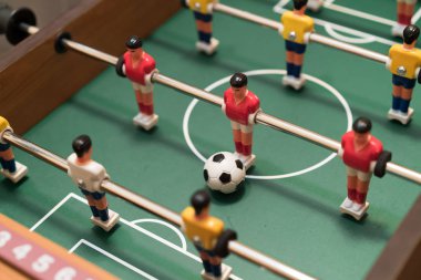 Tablo futbol Üstten Görünüm