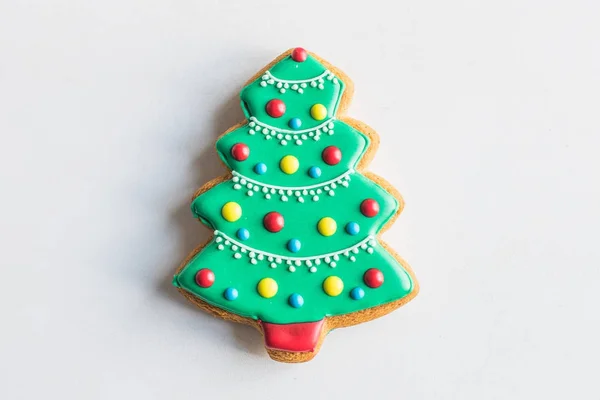 Pan de jengibre de Año Nuevo, dulces de Navidad, galletas — Foto de Stock