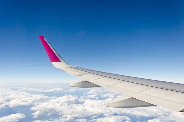 Wing of Plane Stock Photo