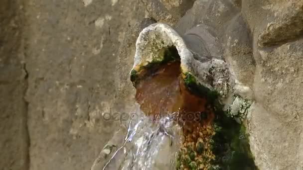 Як Бургас Оренсе фонтан води — стокове відео