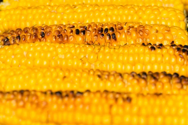 Sweet Corn Charcoal Barbeque — Stock Photo, Image