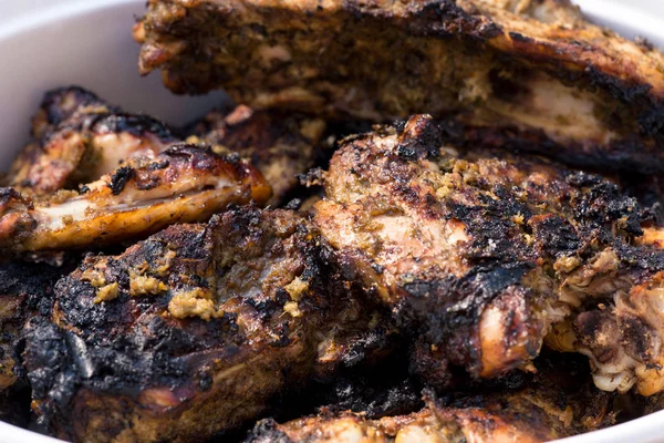 Spicy Grilled Jerk Chicken — Stock Photo, Image