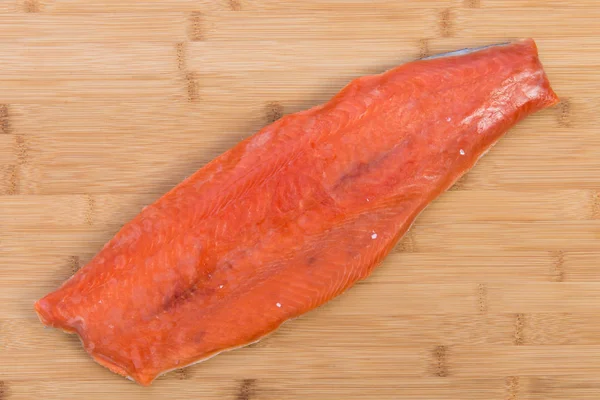 Bevroren zalm visfilet — Stockfoto