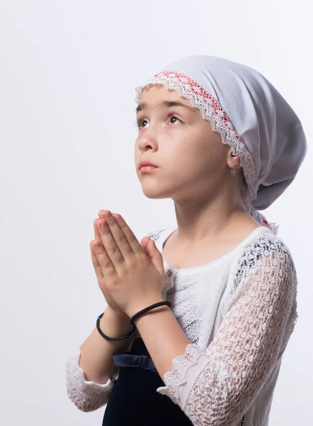 Girl Praying — Stock Photo, Image