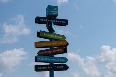 Güney Carolina Akvaryum Yolu İşaretleri, Charleston, Sc