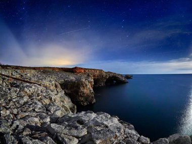  Karadeniz gece kıyıdan