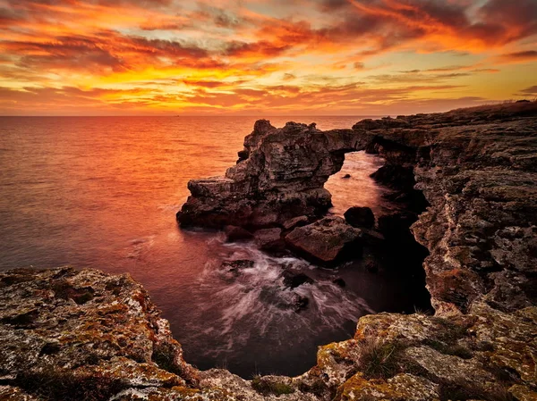 Vue de la mer Noire depuis la côte — Photo